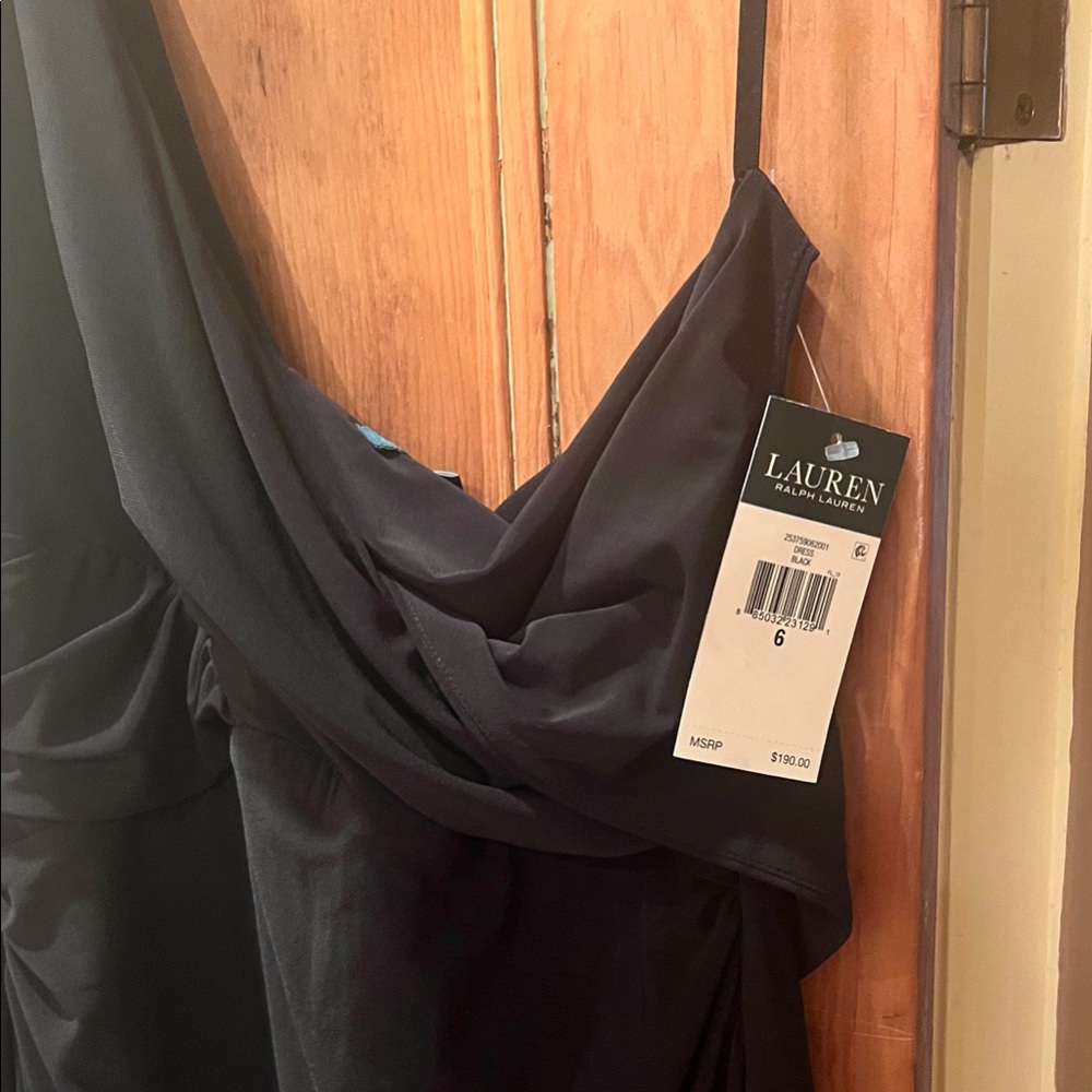 One Shoulder Elegant Black Dress